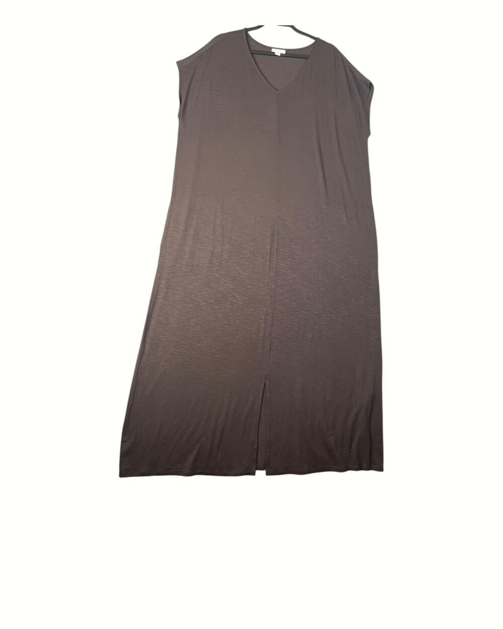 J. Jill Women’s XL Tall Chocolate Brown Sleeveless Knit Maxi Dress